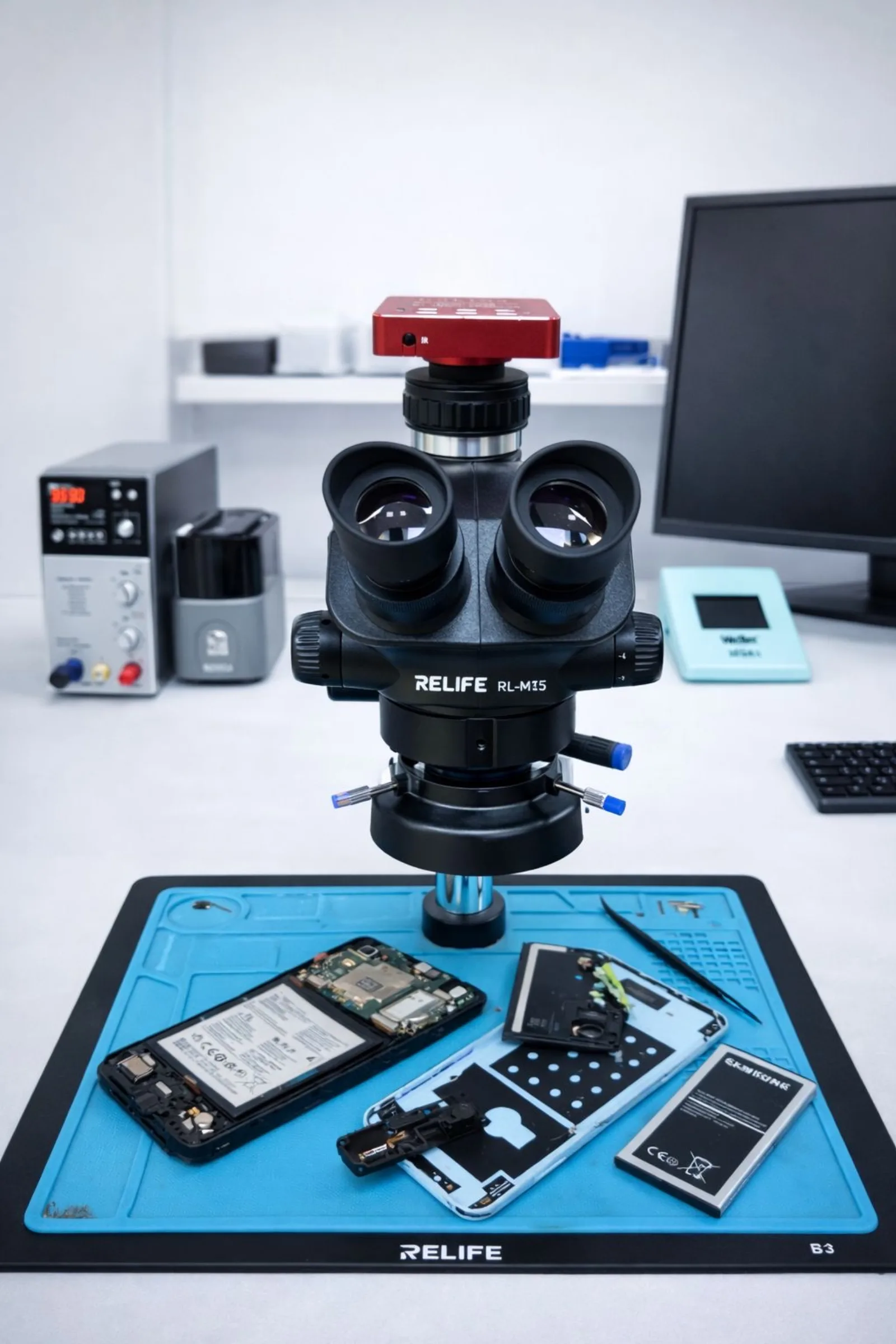 Microscopio professionale per microsaldatura